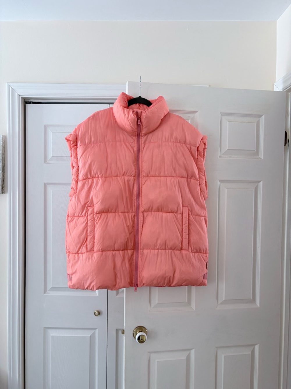 Free people in a bubble puffer vest